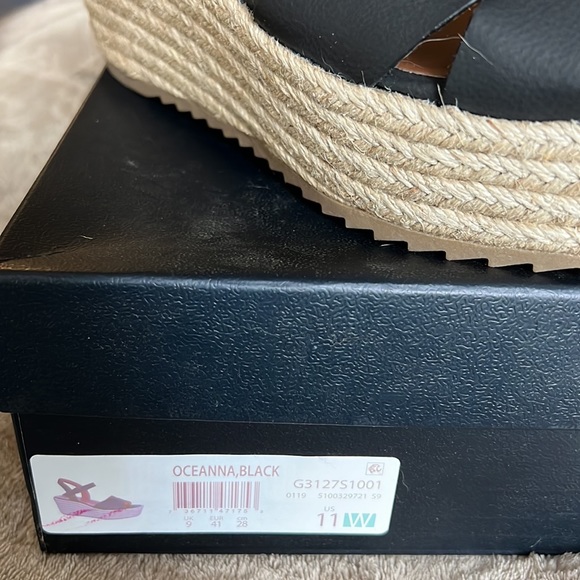 Naturalizer Espadrilles Sandals black 11 wide NIB - Picture 4 of 5